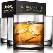 Unbreakable Old Fashioned Whiskey Glasses